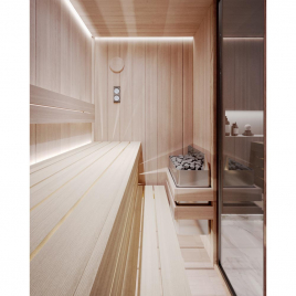 Сауна Re:Gen Corner Loft (электрическая печь в комплекте)