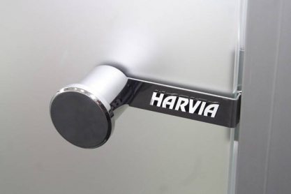 Стеклянные двери Harvia STG, стекло бронза, коробка сосна