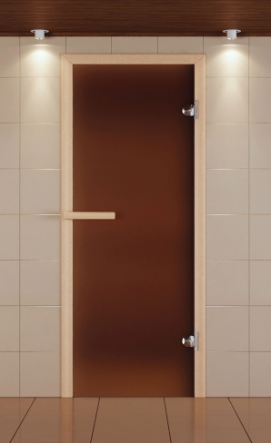 Стеклянные двери Aldo - Бук бронза матовая